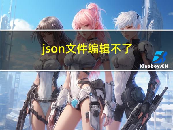 json文件编辑不了的相关图片