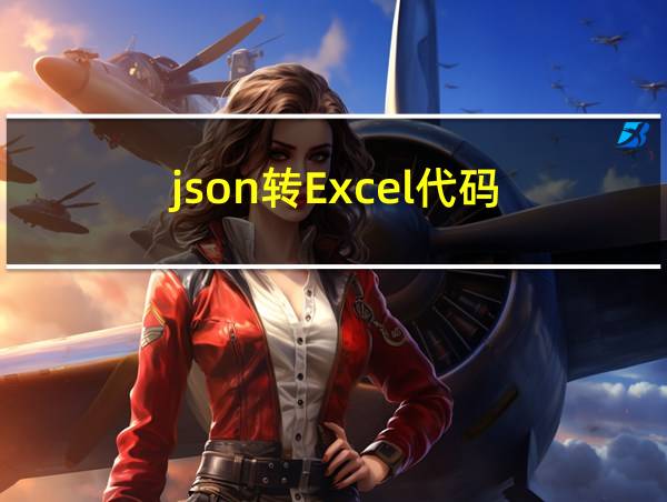 json转Excel代码的相关图片