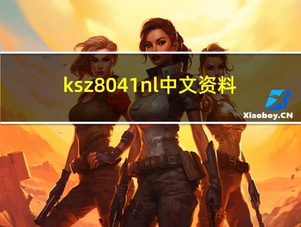 ksz8041nl中文资料的相关图片