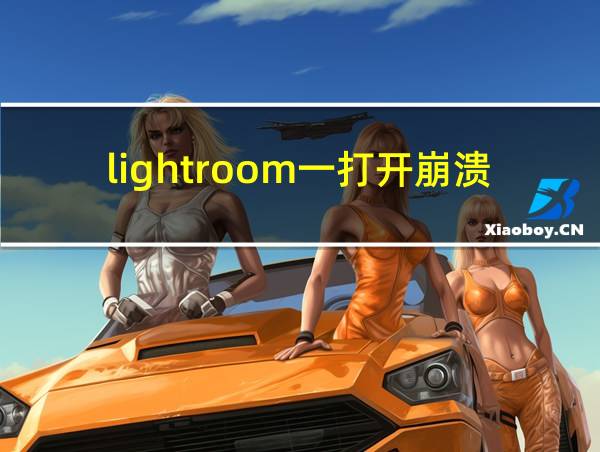 lightroom一打开崩溃的相关图片