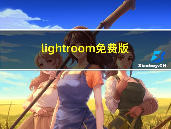 lightroom免费版的相关图片