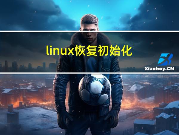 linux恢复初始化的相关图片