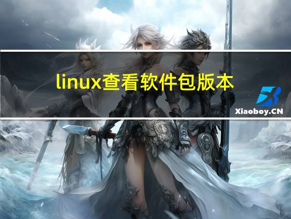 linux查看软件包版本的相关图片