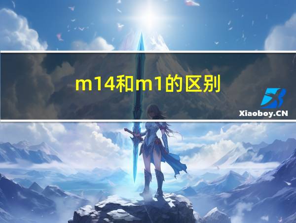 m14和m1的区别的相关图片