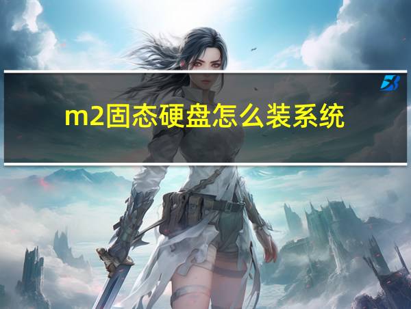 m2固态硬盘怎么装系统的相关图片