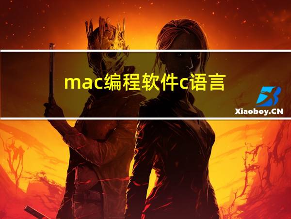 mac编程软件c语言的相关图片