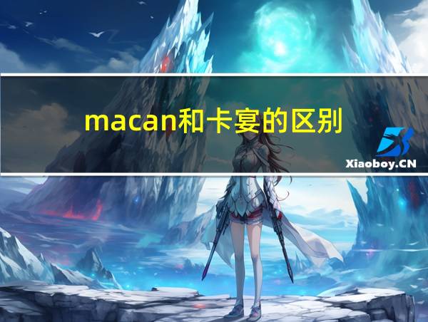 macan和卡宴的区别的相关图片