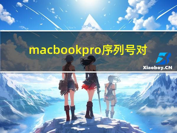 macbookpro序列号对照表的相关图片