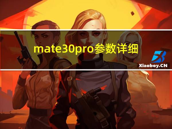 mate30pro参数详细的相关图片