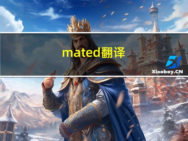 mated翻译的相关图片