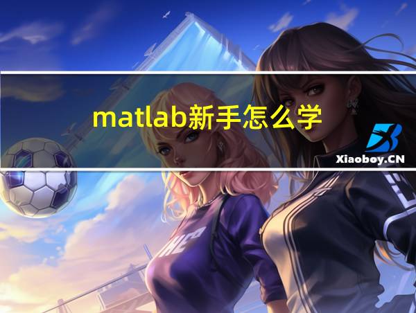 matlab新手怎么学的相关图片