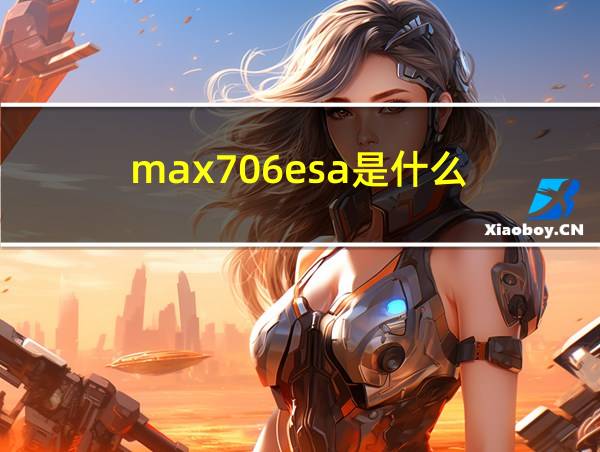 max706esa是什么的相关图片