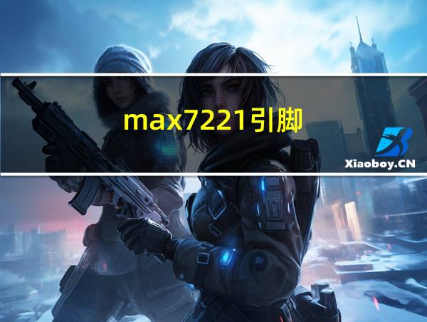 max7221引脚的相关图片