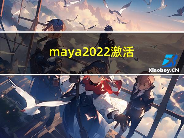 maya2022激活的相关图片