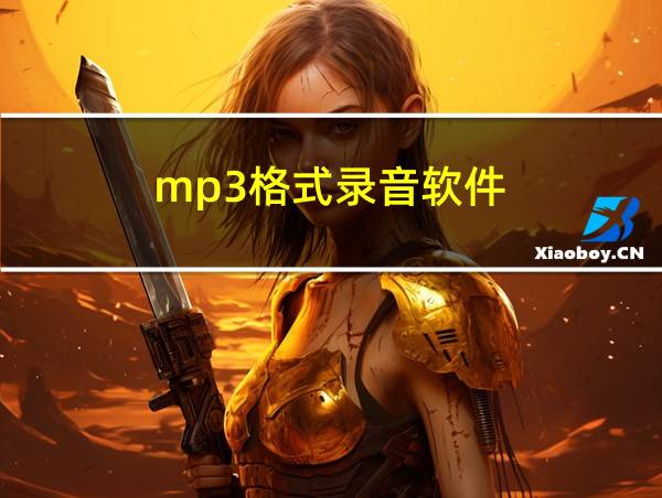 mp3格式录音软件的相关图片