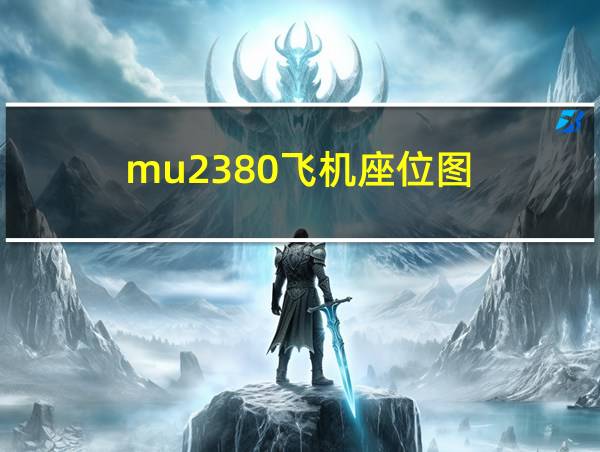 mu2380飞机座位图的相关图片