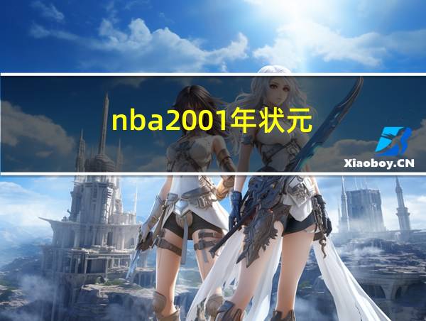 nba2001年状元的相关图片