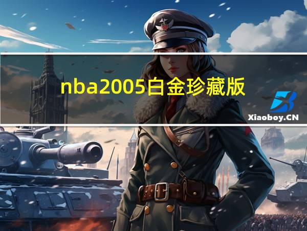 nba2005白金珍藏版的相关图片