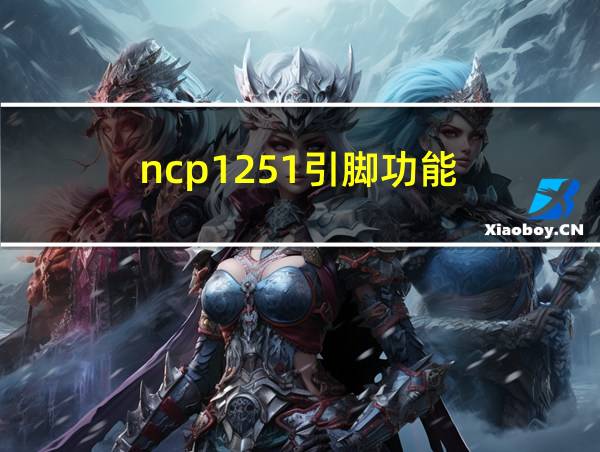 ncp1251引脚功能的相关图片