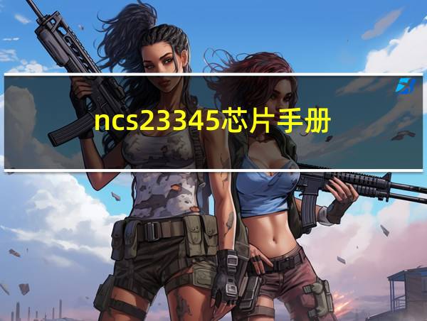 ncs23345芯片手册的相关图片