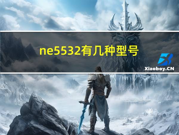 ne5532有几种型号的相关图片