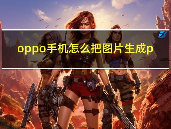 oppo手机怎么把图片生成pdf的相关图片