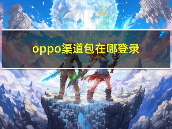 oppo渠道包在哪登录的相关图片