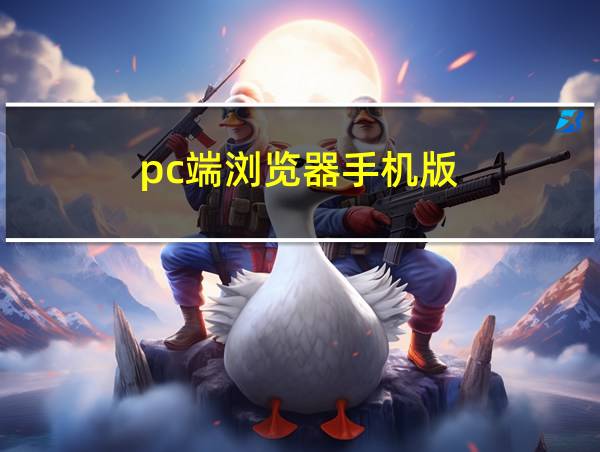 pc端浏览器手机版的相关图片