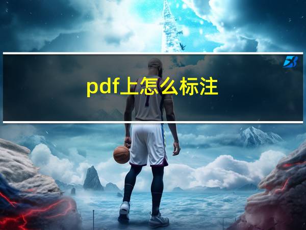 pdf上怎么标注的相关图片