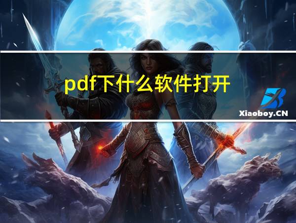 pdf下什么软件打开的相关图片