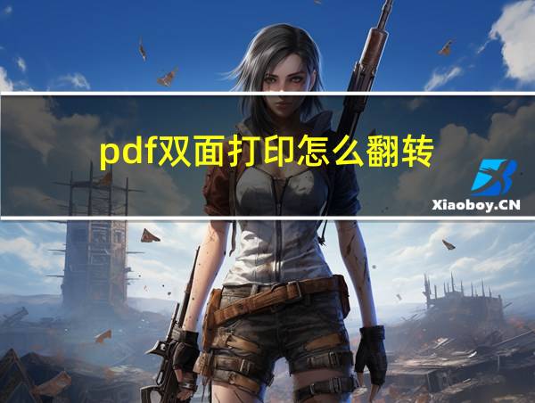 pdf双面打印怎么翻转的相关图片