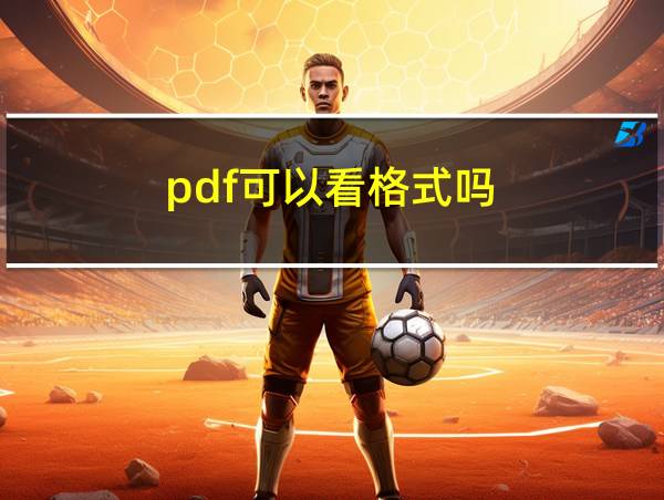 pdf可以看格式吗的相关图片