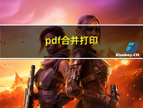 pdf合并打印的相关图片