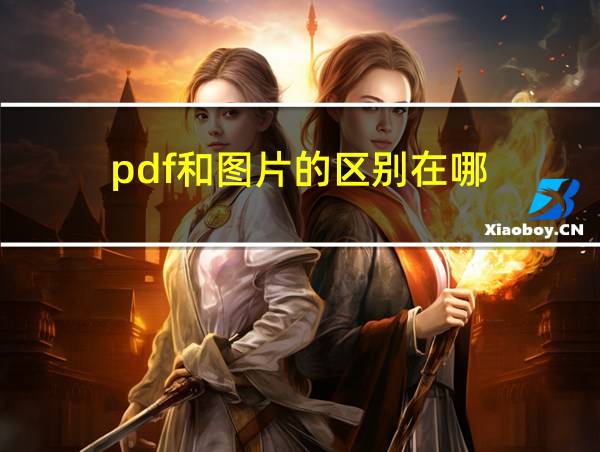 pdf和图片的区别在哪的相关图片