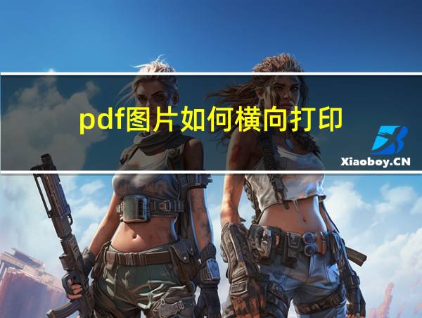 pdf图片如何横向打印的相关图片