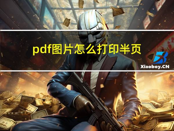 pdf图片怎么打印半页的相关图片