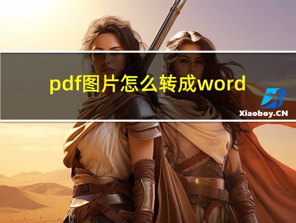 pdf图片怎么转成word的相关图片