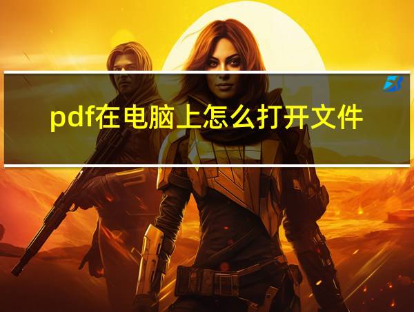 pdf在电脑上怎么打开文件的相关图片