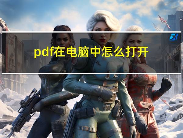 pdf在电脑中怎么打开的相关图片