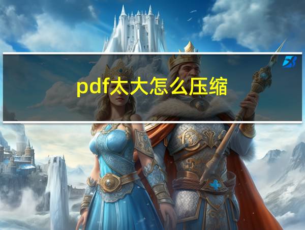 pdf太大怎么压缩的相关图片