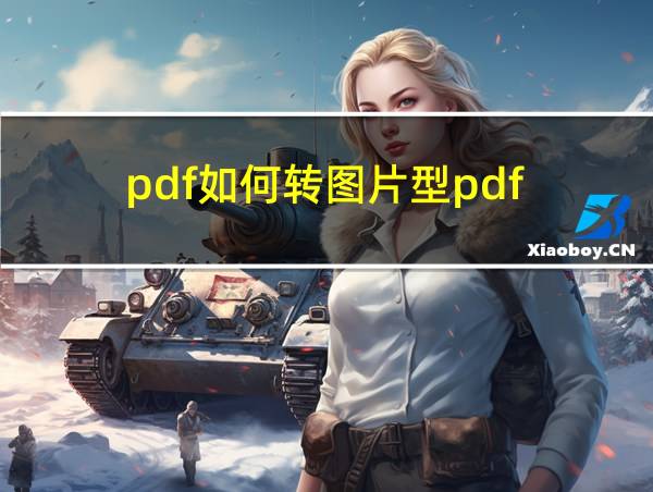 pdf如何转图片型pdf的相关图片