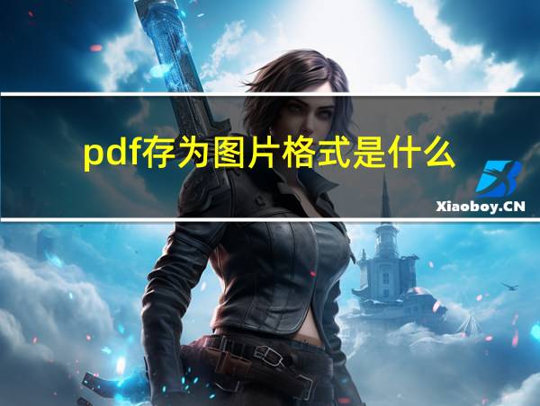 pdf存为图片格式是什么的相关图片