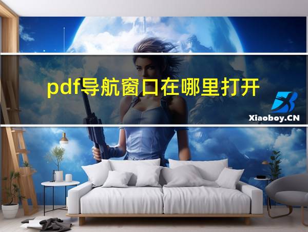 pdf导航窗口在哪里打开的相关图片