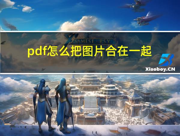 pdf怎么把图片合在一起的相关图片