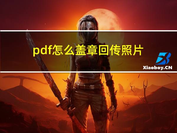 pdf怎么盖章回传照片的相关图片