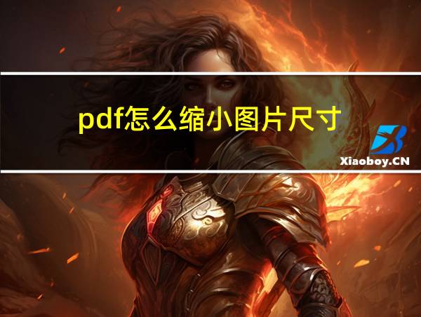 pdf怎么缩小图片尺寸的相关图片