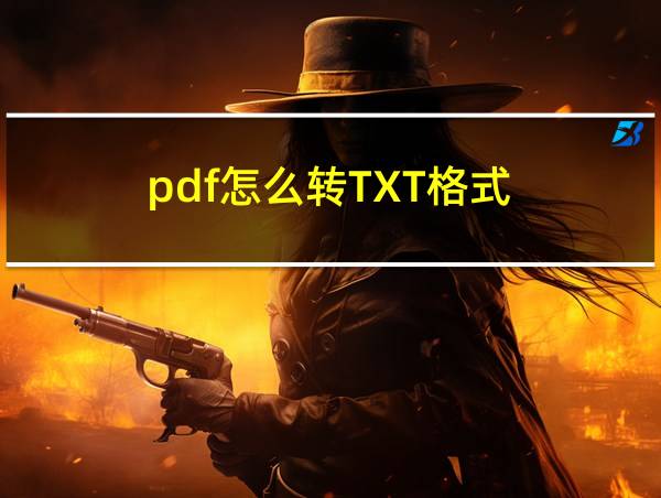 pdf怎么转TXT格式的相关图片