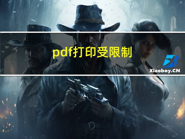 pdf打印受限制的相关图片