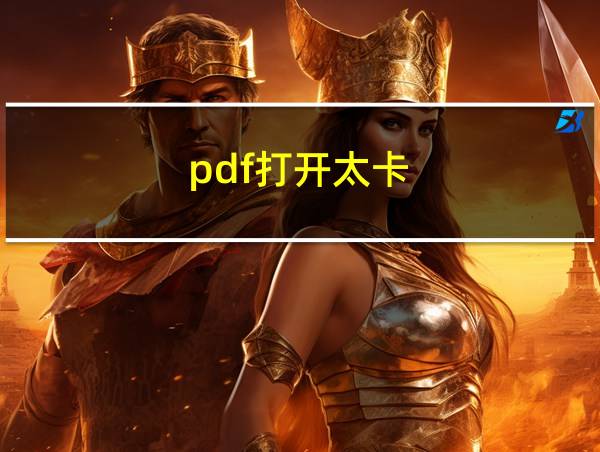 pdf打开太卡的相关图片