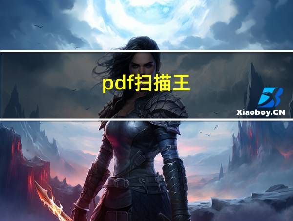 pdf扫描王的相关图片